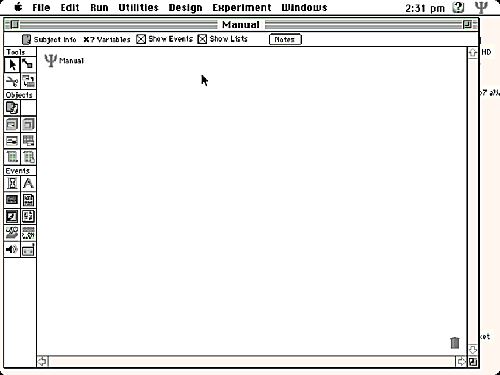 Psyscope Language Noredwe